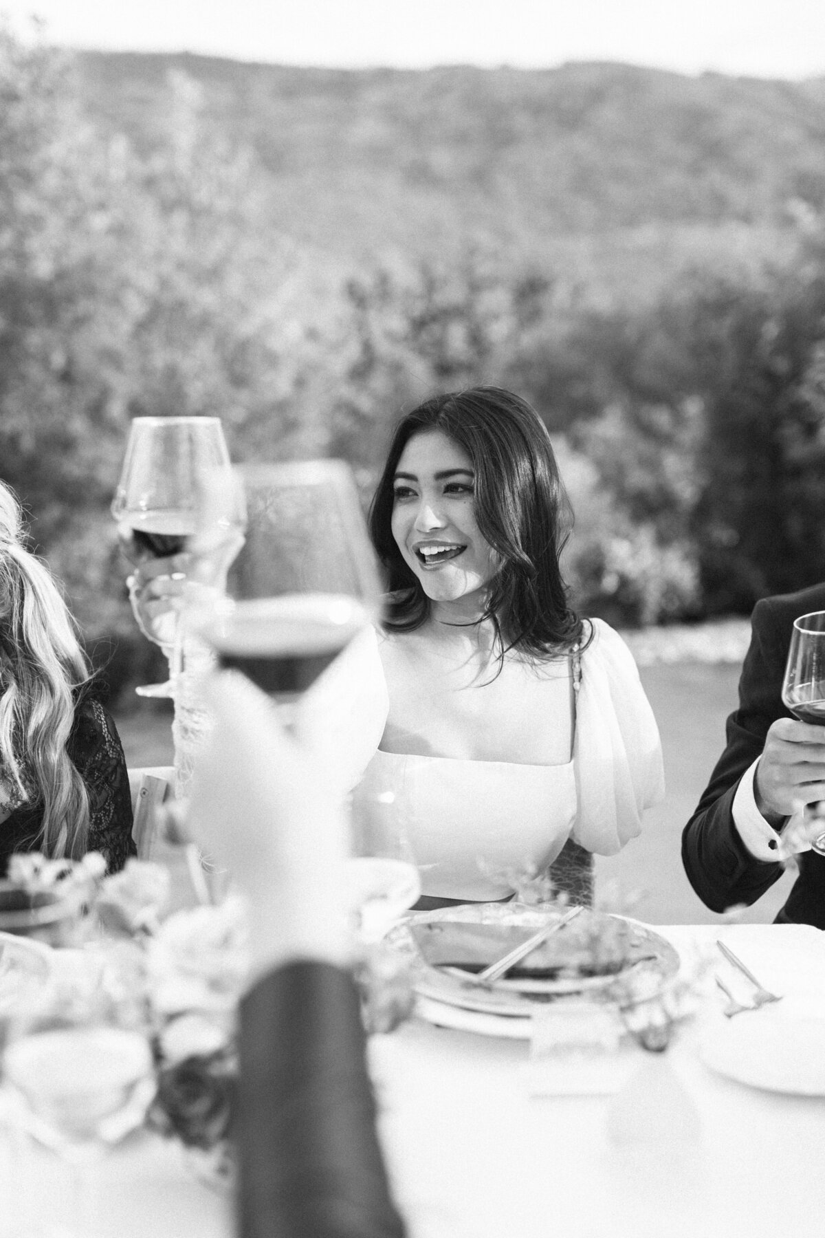 bride-toasting-with-guests
