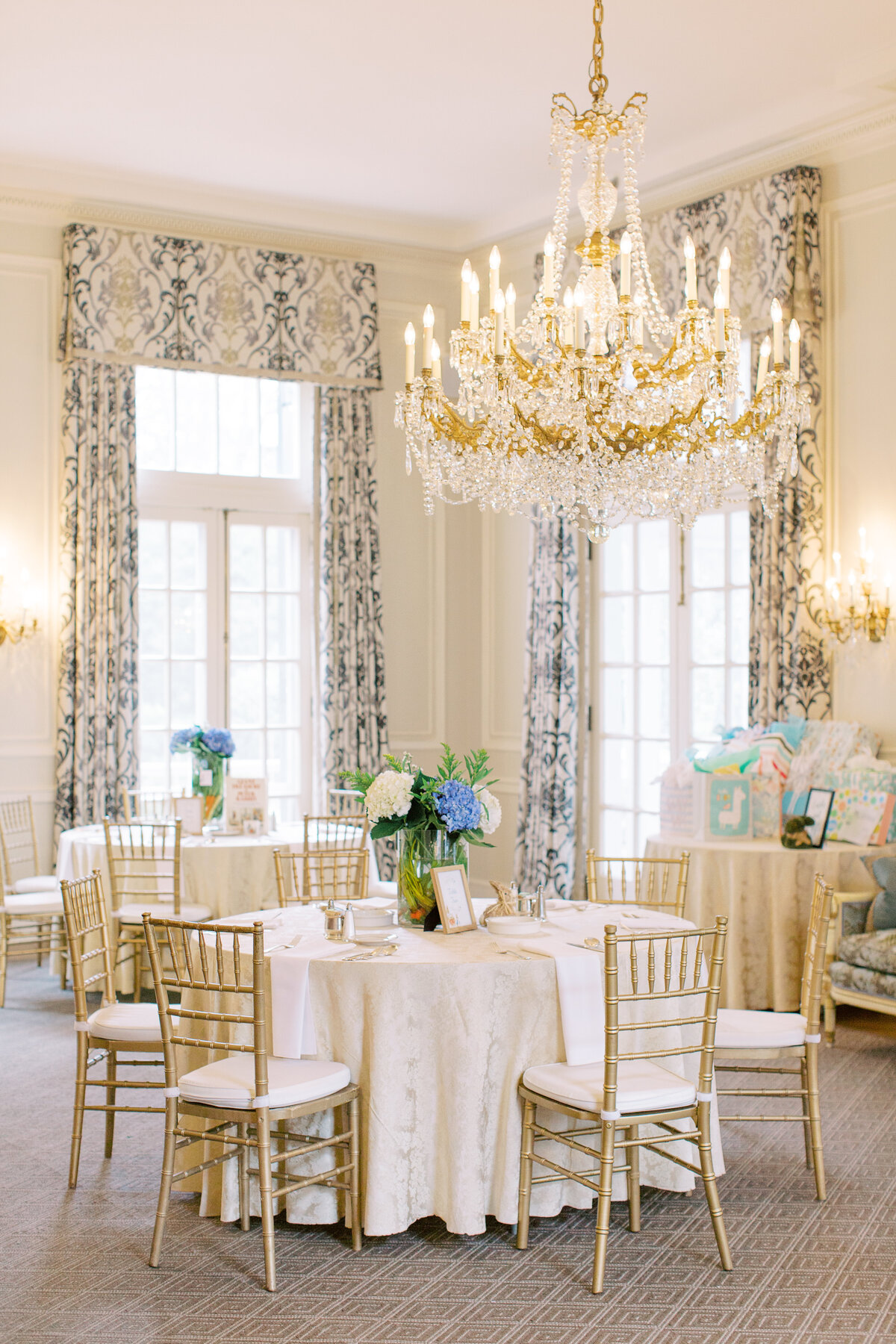 Baby shower at the Duke Mansion in Charlotte, NC
