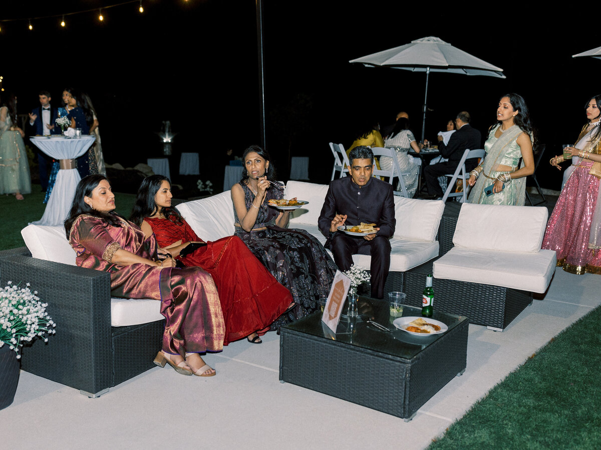 Prianka + Alex - Hindu Wedding 20- reception- enjoying the night sky
