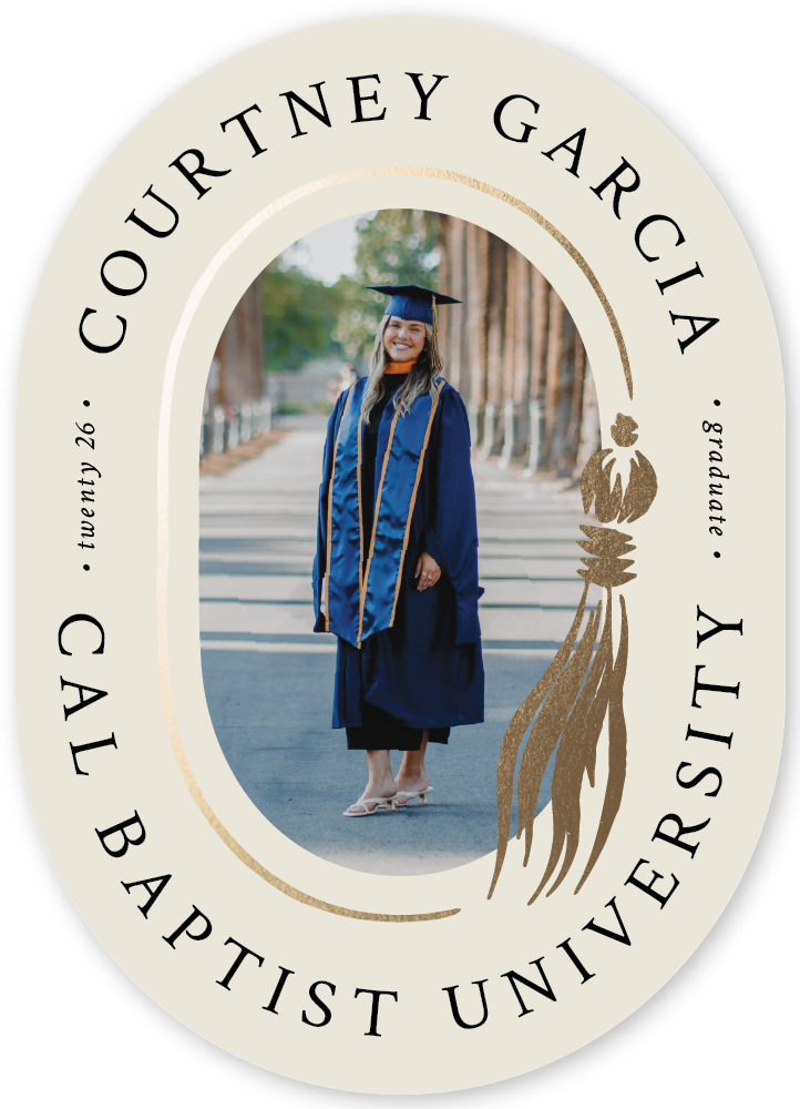 Wrapped in Tassel | Graduation Announcement by Amanda DeWoody of Poised Avenue