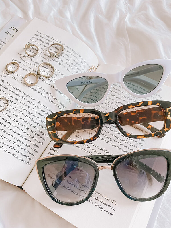 Textured materials creating a tactile aesthetic for the In The Ivy brand.