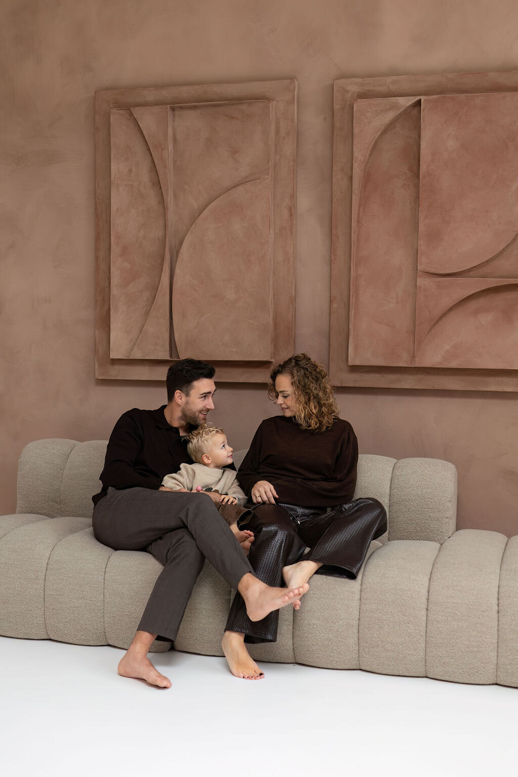 Gezin fotoshoot in Atelier Oost Amsterdam