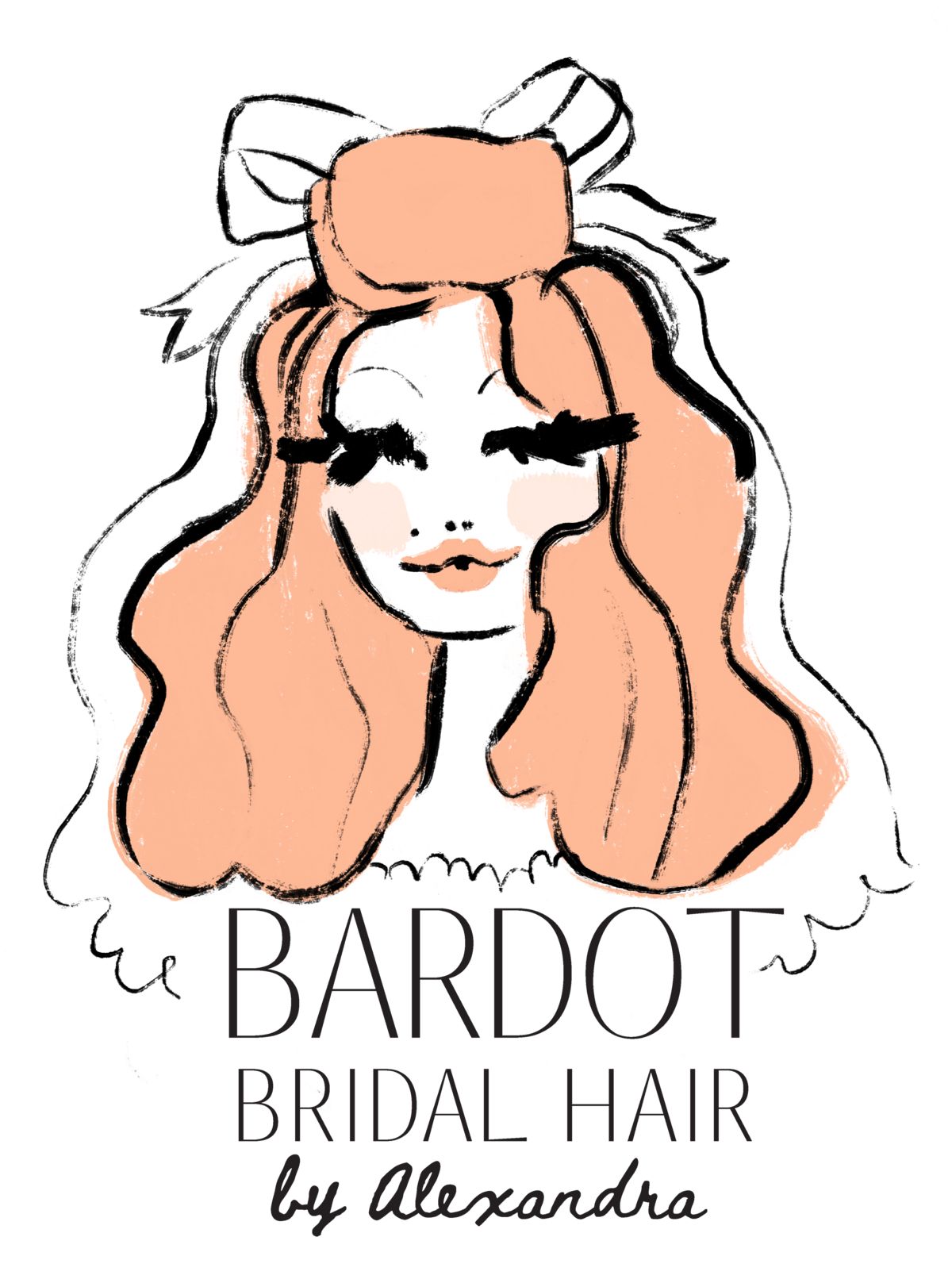 bardot bridal logo - Bardot Bridal Hair