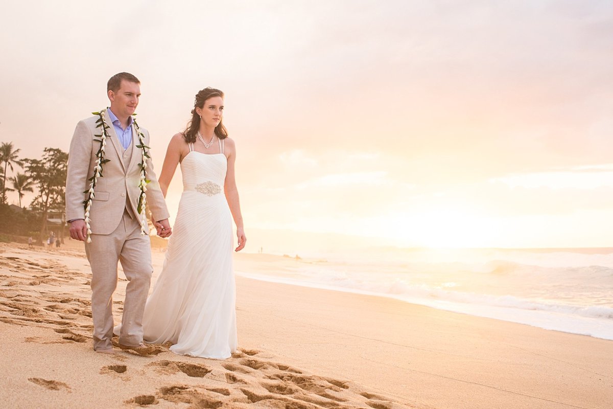 Sunset Beach Oahu Hawaii Wedding_115