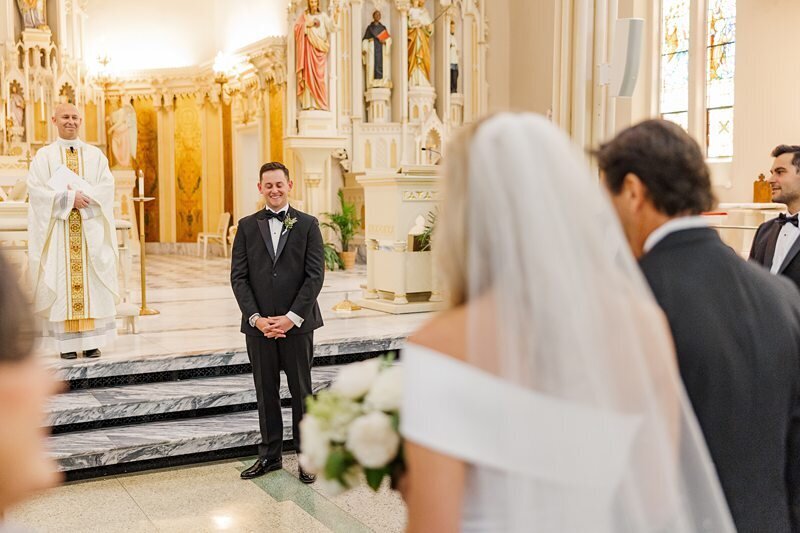 Wedding Ceremony at St. Mary’s in Evansville102