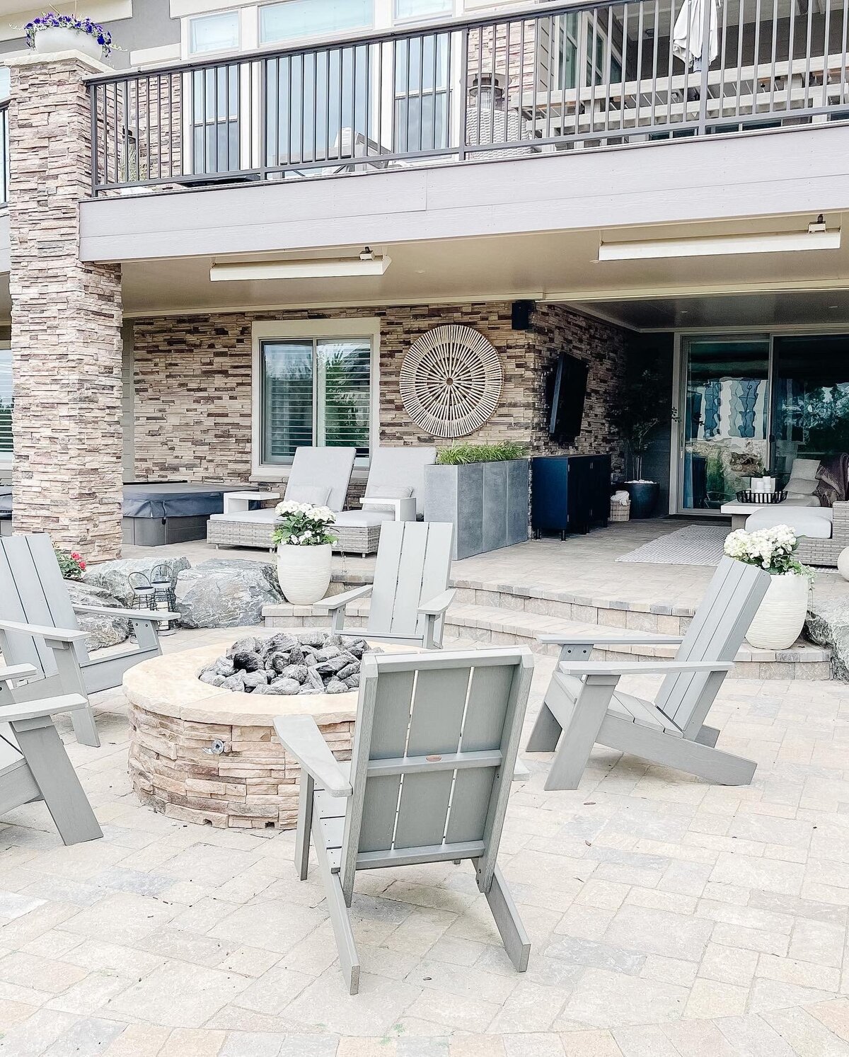 Outdoor Furniture Layouts / Longmont Colorado Interior Design / Teak and Amber Interiors