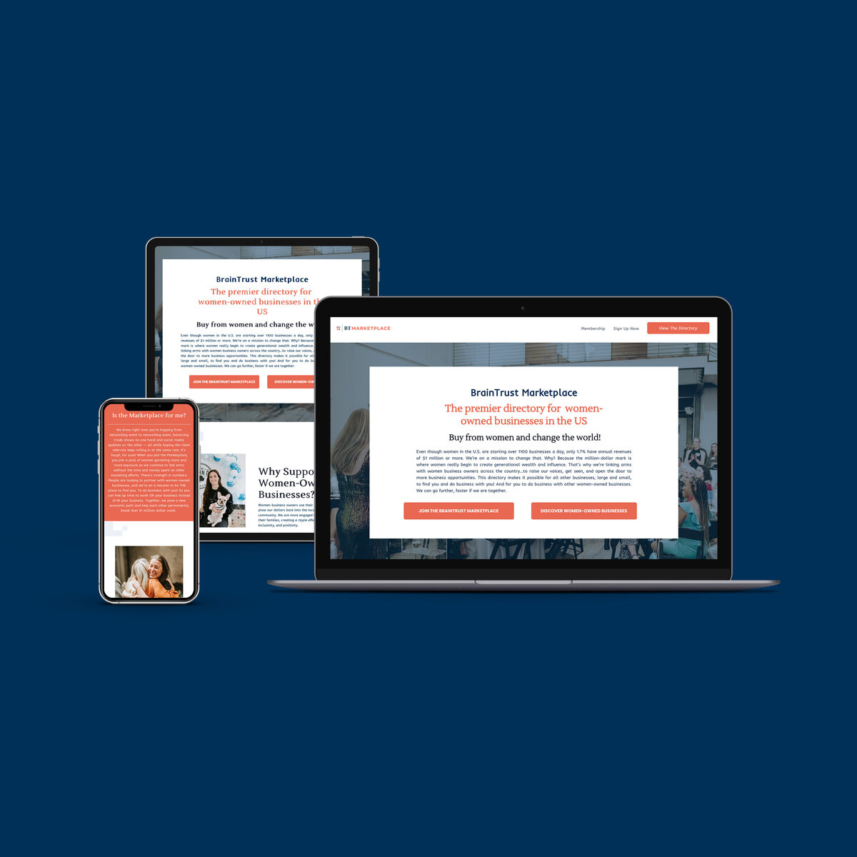 multi screen - braintrust (blue)