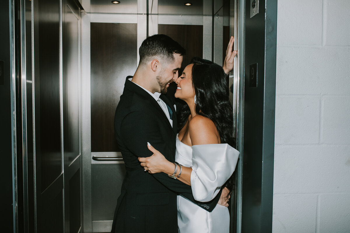 elevator engagement photos