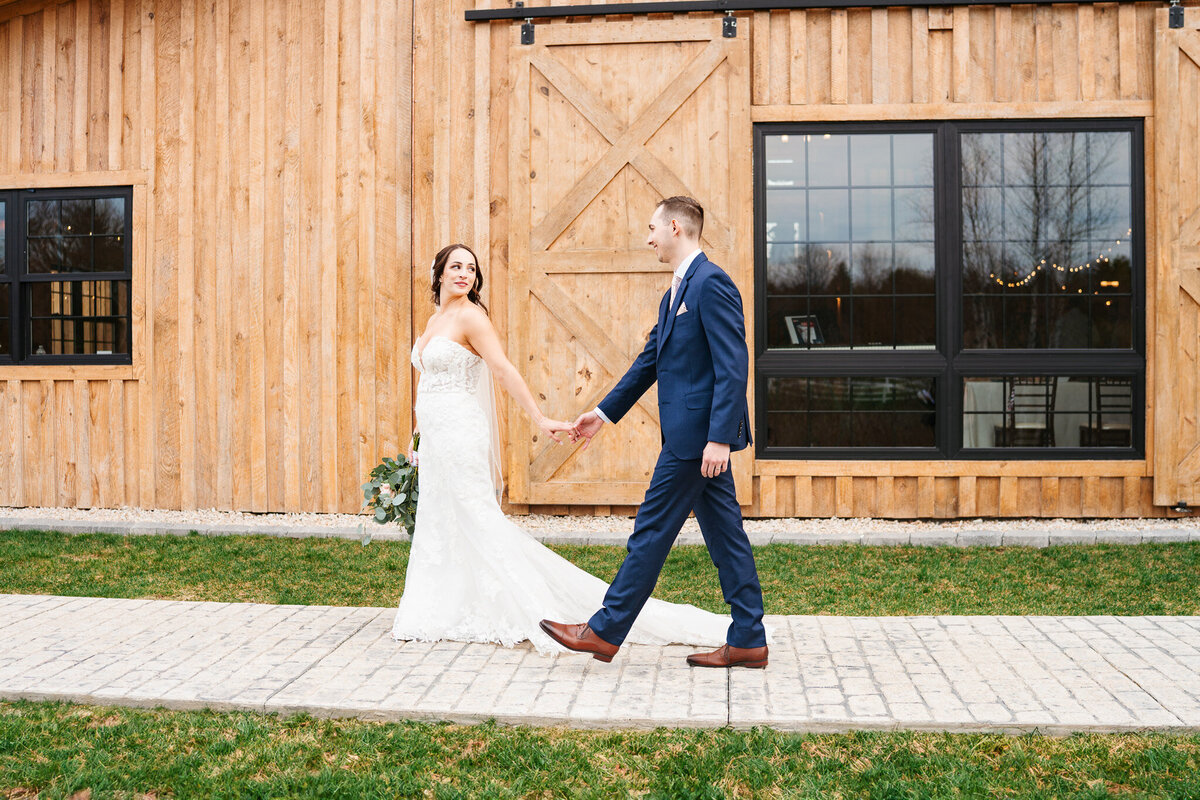 New Hampshire Barn at Bull Meadow wedding photography with warm, natural light and authentic storytelling.