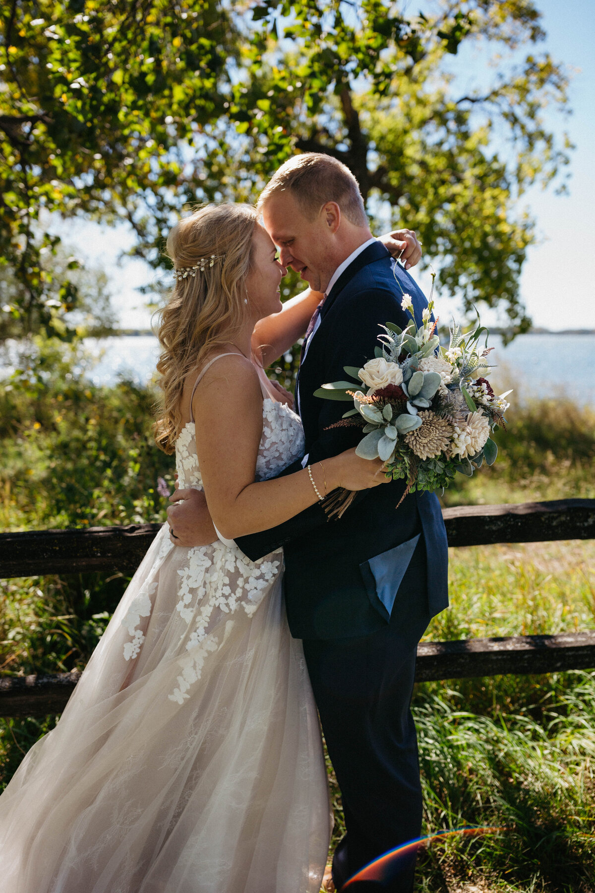 bride-and-groom-hugging