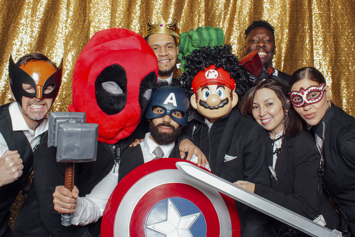 Photo booths for elegant weddings at Park Savoy Estate in Florham Park, Morris County, New Jersey