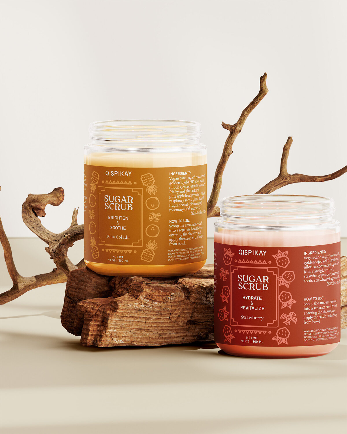 sugar scrub mockup