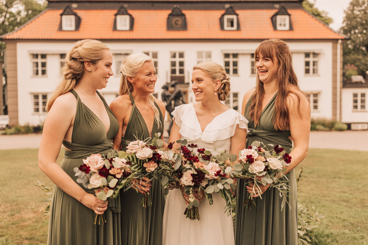 Bröllopsfotografering gruppbilder