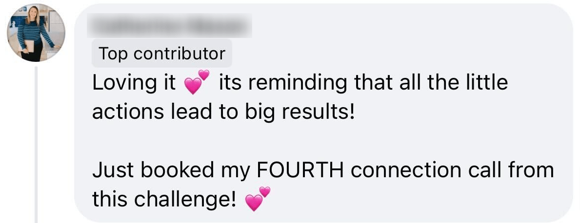 testimonial-visibilitychallenge-twc-catherine-mason-little-actions-lead-to-big-results-29-jul-2024-blurred