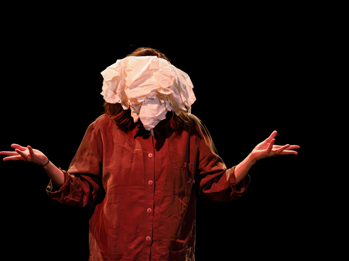 SANS FAIRE DE BRUIT création, texte Louve Reiniche-Larroche, Tal Reuveny : mise en scène Tal Reuveny : jeu Louve Reiniche-Larroche_3060101-3-Enhanced-NR