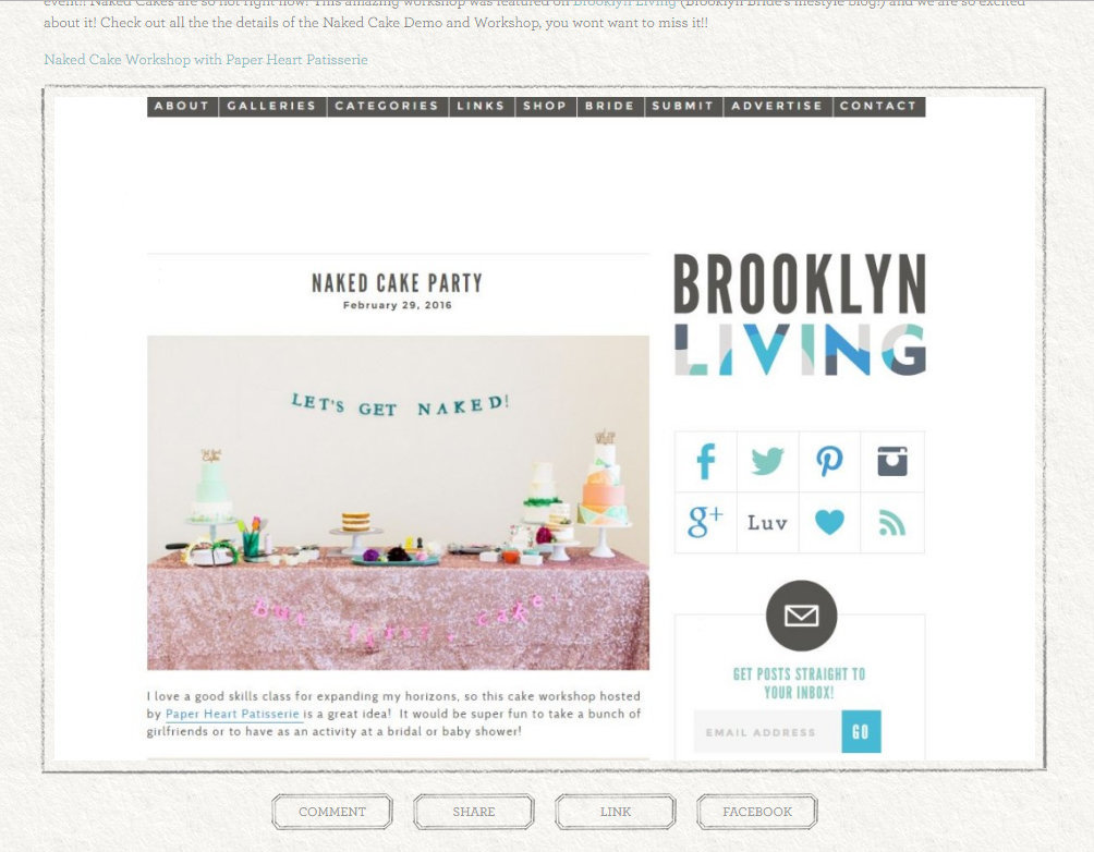 Brooklyn Living - Weddings by Milou & Olin