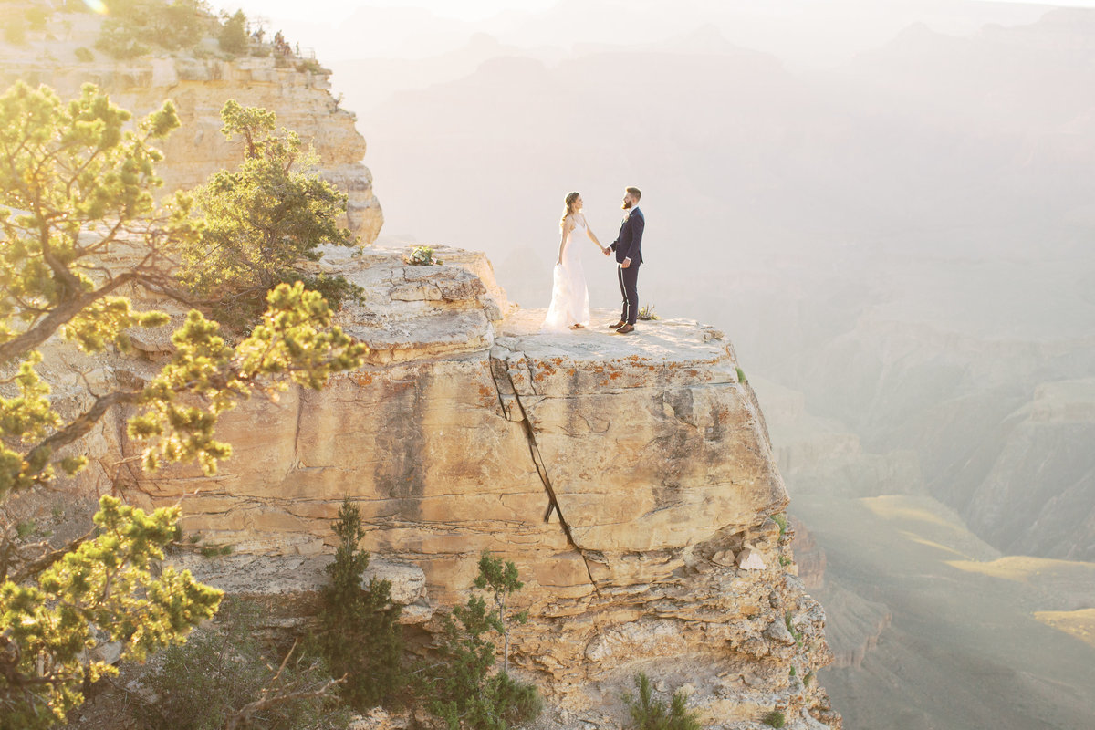 wedding at the Grand Canyon
