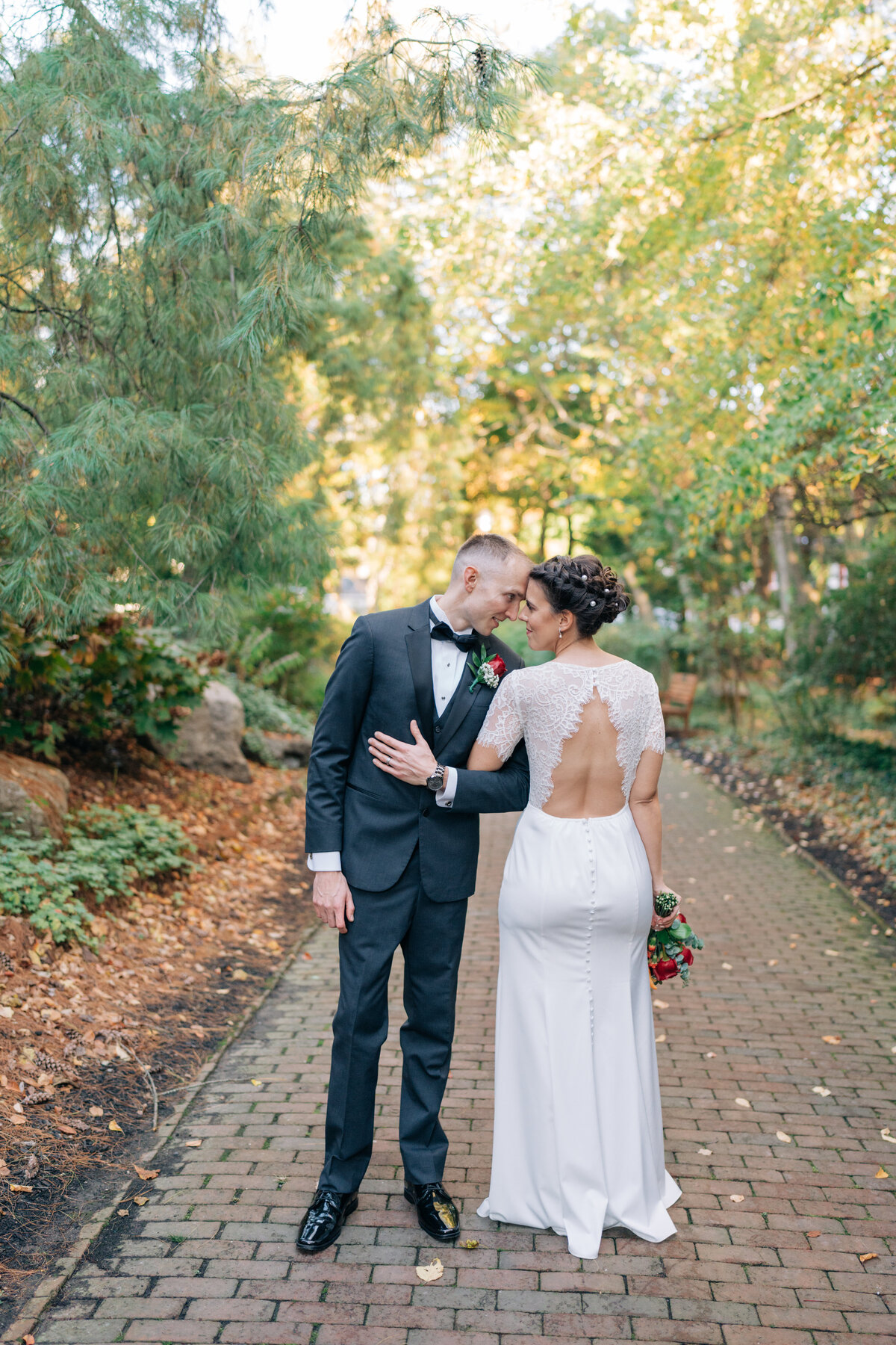 Sayen House and Gardens NJ Elopement 10