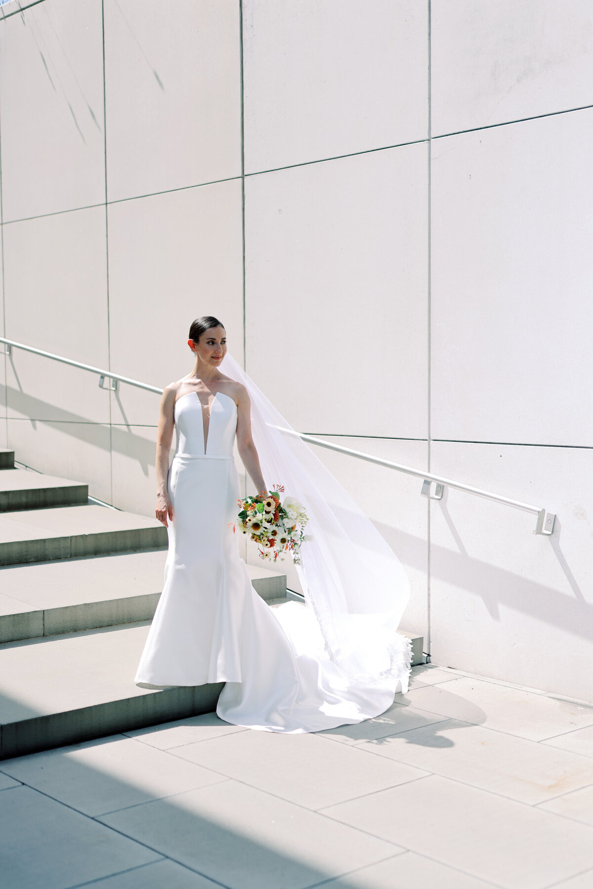 Editorial Wedding Portraits at the Kennedy Center in Washington 8