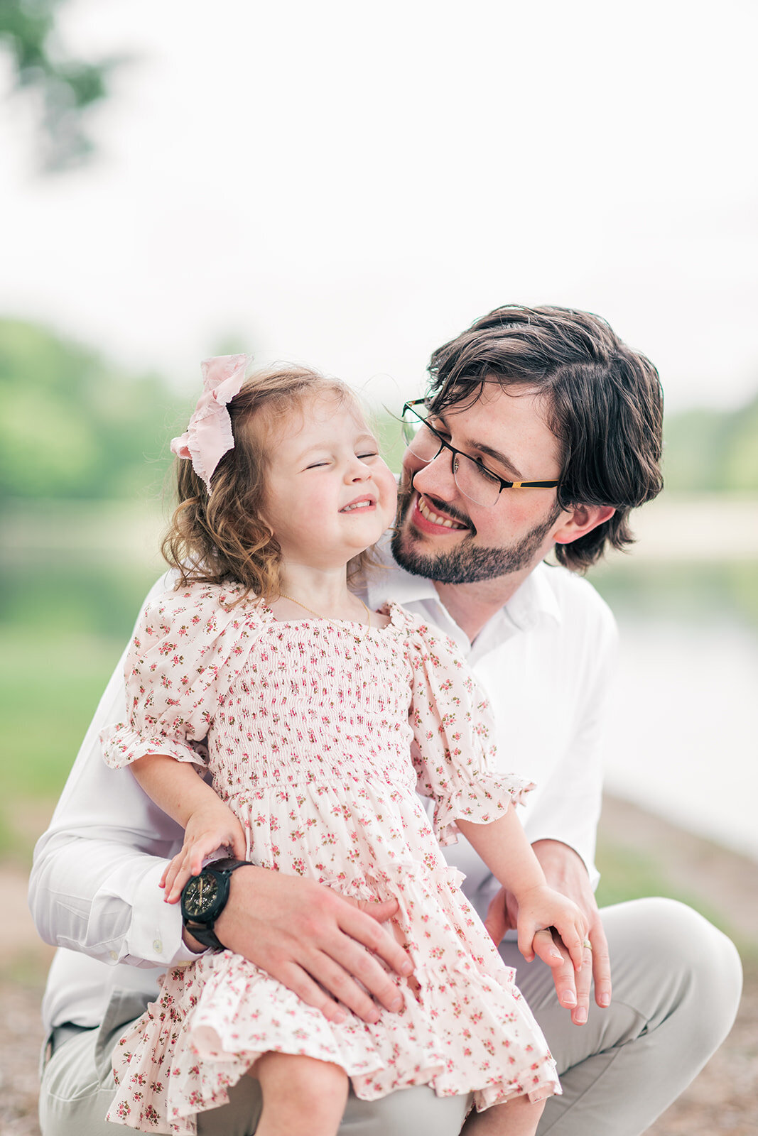 Family portraits at Furman University in Upstate SC