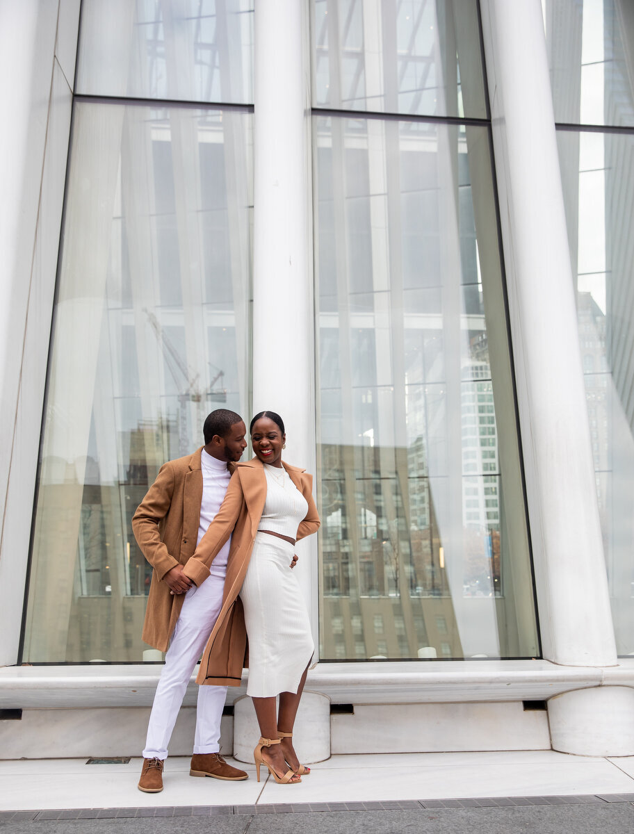 NYC Couple's Session at The Occulus by NYC Portrait Photographer DAG IMAGES NYC