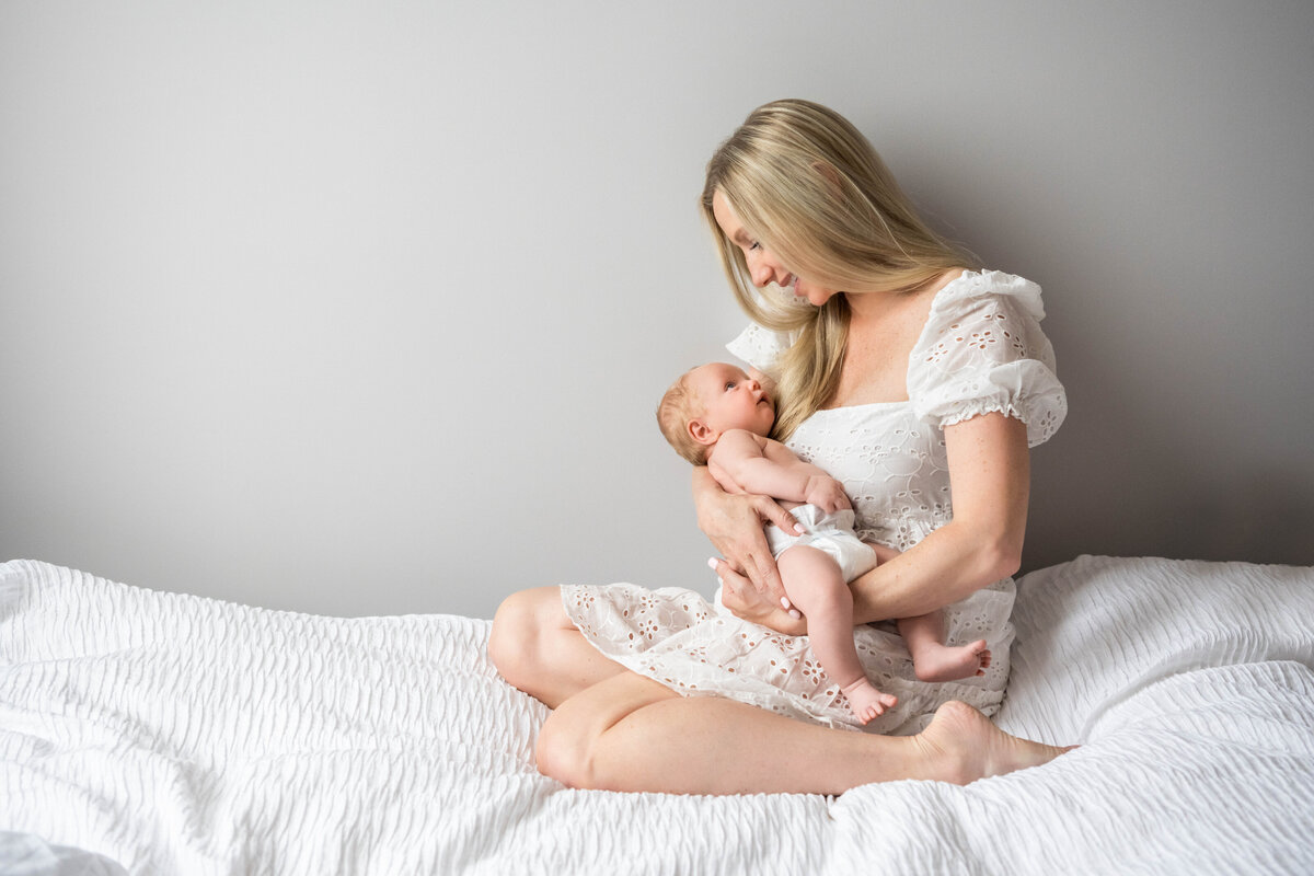 Hoboken New Jersey Newborn Photographer, mother son, mother daughter, mother child, baby, newborn, firstborn, classy pictures, in your home, genuine photography, love