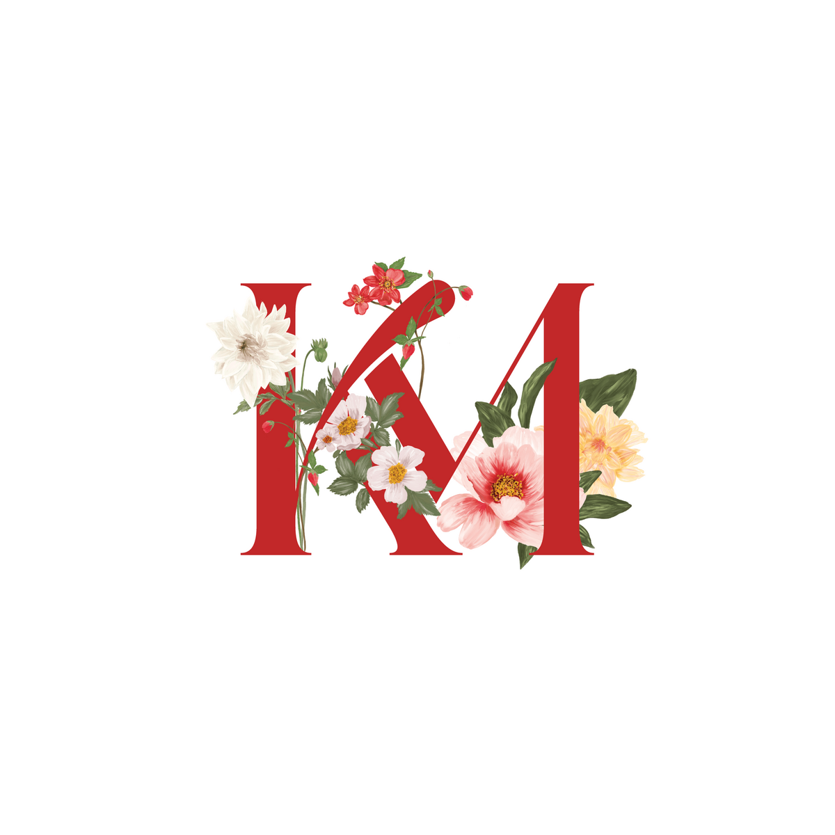 KM Logo_Monogram Floral-2