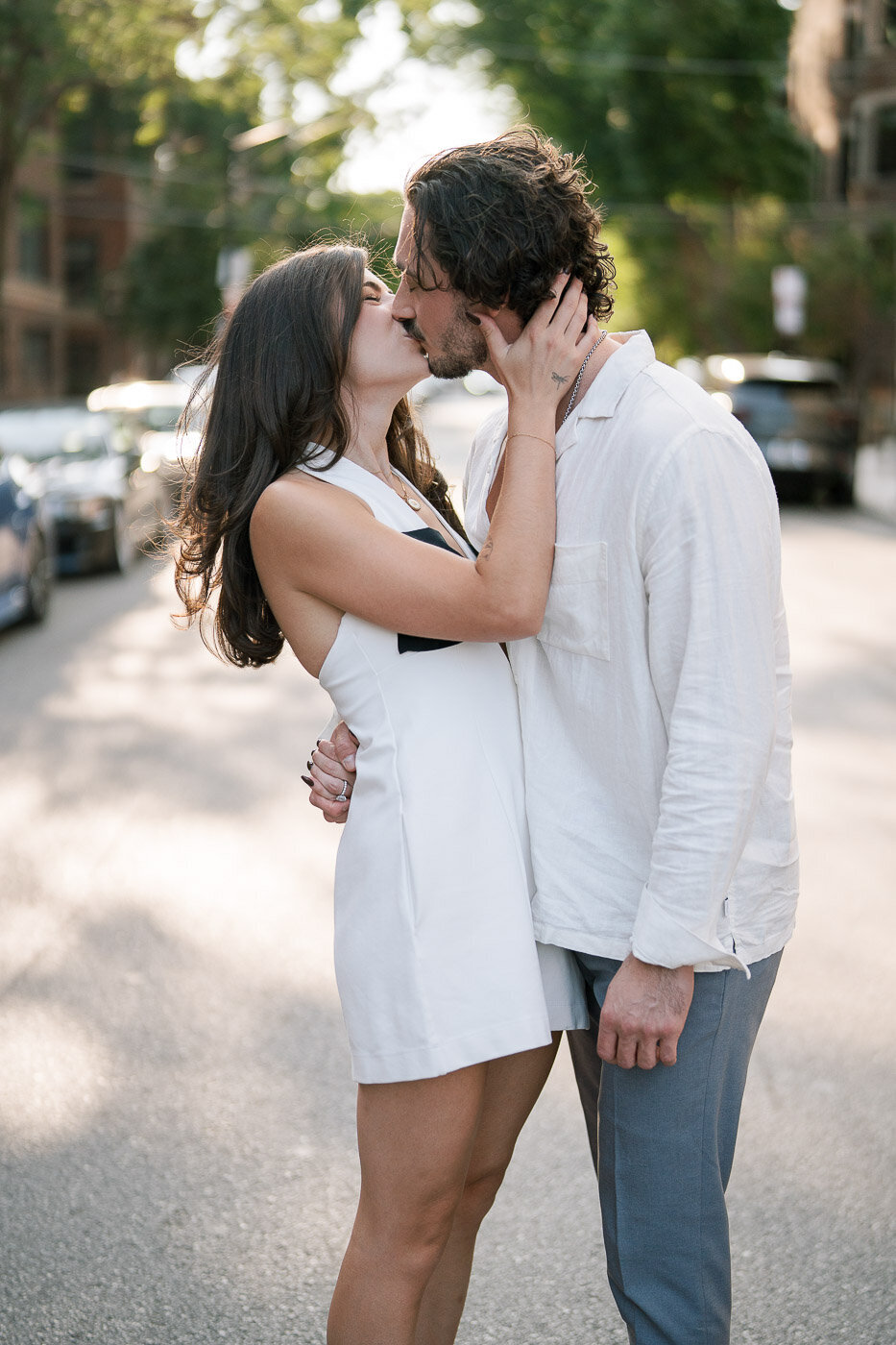 Downtown Chicago Engagement Photos-49