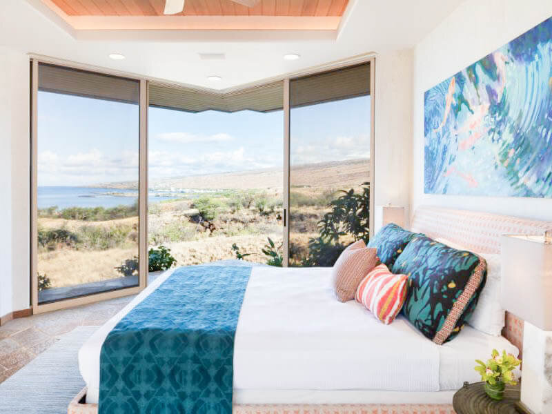 Bedroom 2 at Mauna Kea Hawaii residence