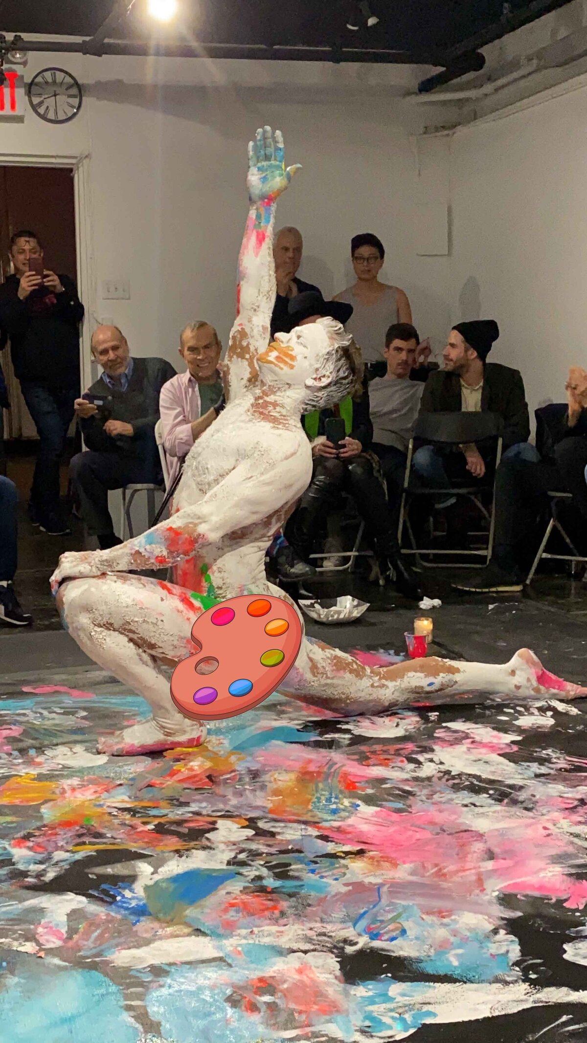 Brent Ray Fraser SoHo Project Space NYC - Body Paint Ritual 2020 - 23