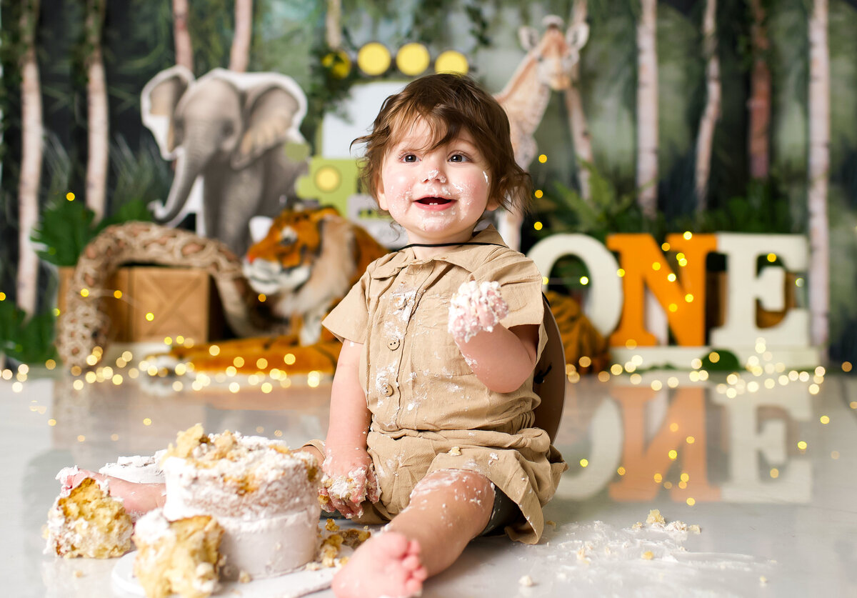 Safari Cake Smash- Amanda2