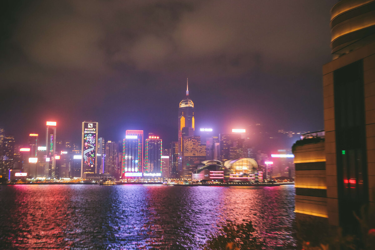 Hong Kong Skyline at Night