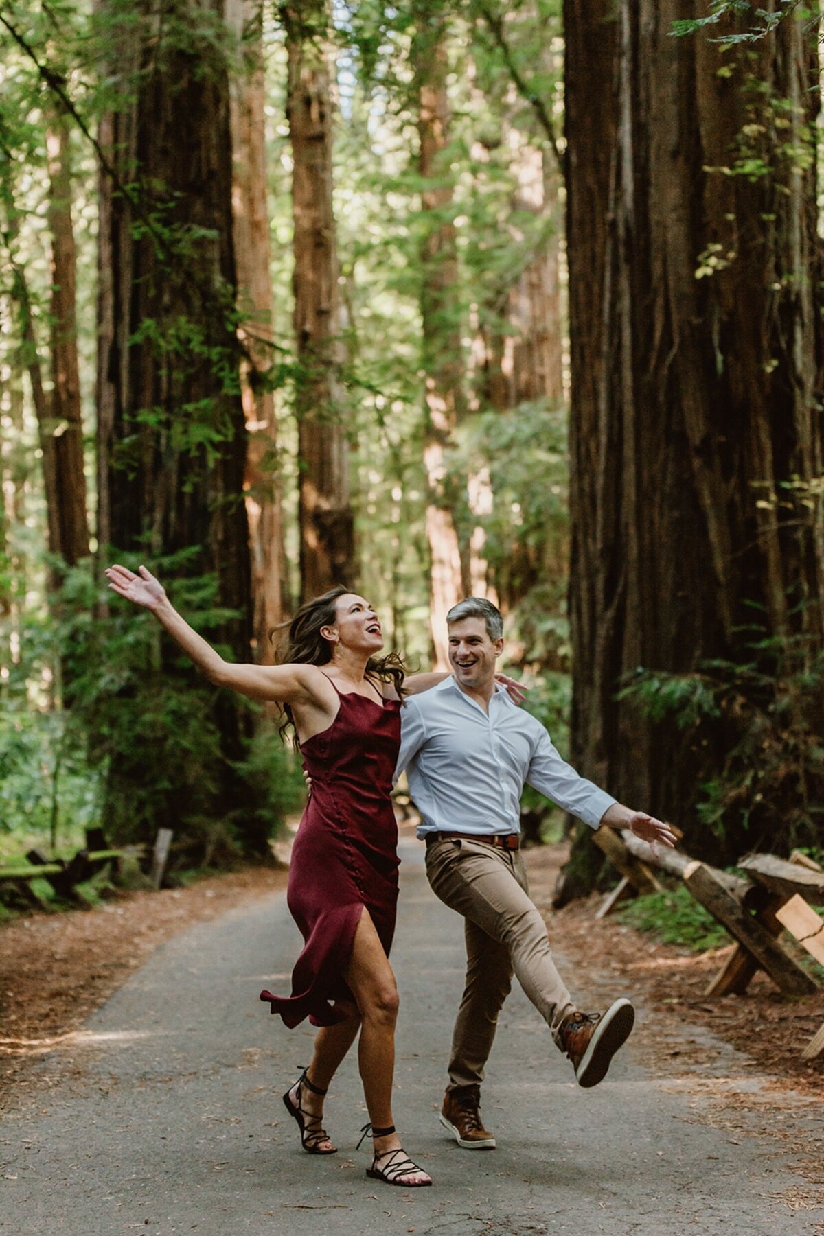 Guerneville Armstrong Redwoods Engagement Session Meg Cooper Photo - 16