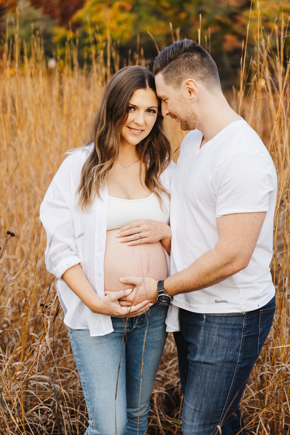 Natural Maternity Portraits for Couples