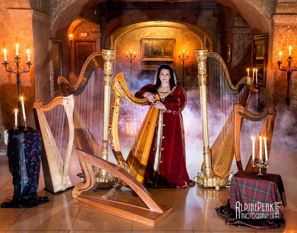Harp Angel - Harpist, classical wedding musician based in Calgary, BC. Featured on the Brontë Bride Vendor Guide.