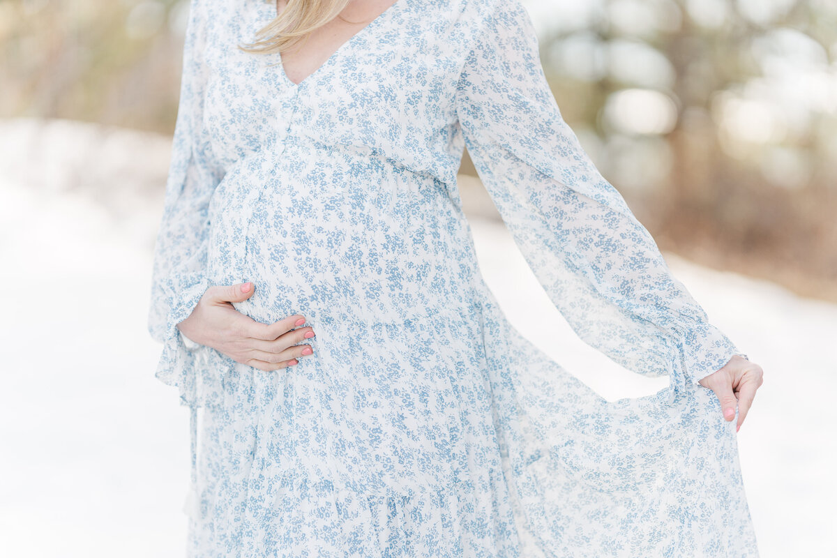 Colorado Winter Maternity Mountain Pictures Mount Falcon Elena Spraguer Photography0063
