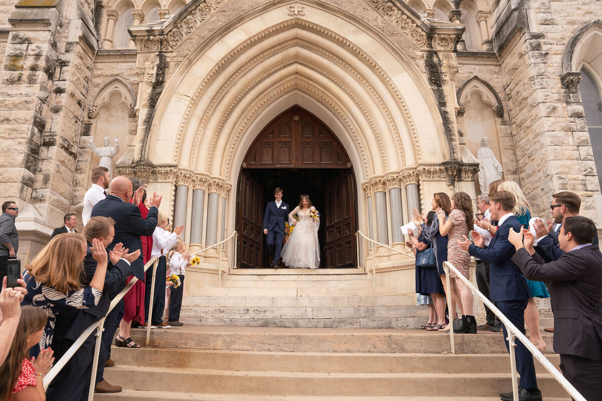 St Mary's Cathedral Wedding Austin Texas