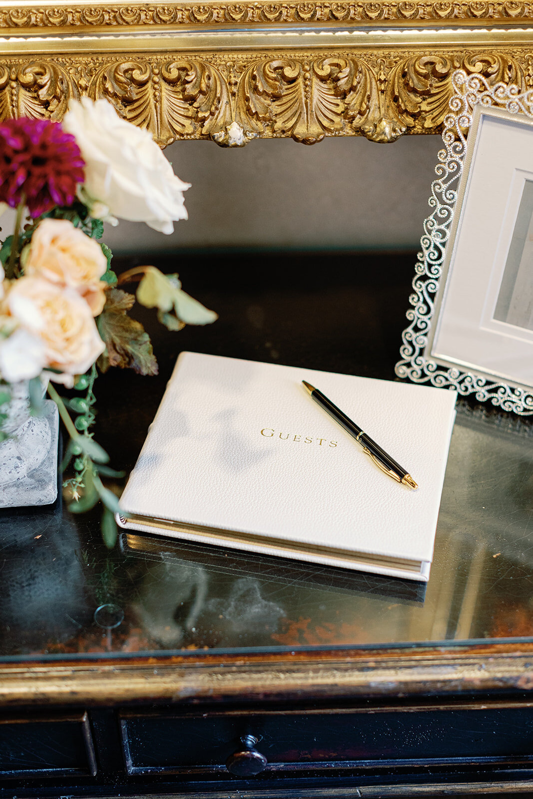 Inns of Aurora Verve Event Co. Finger Lake Wedding Guest Book  Coryn Kiefer Photography - A + D Wedding -833