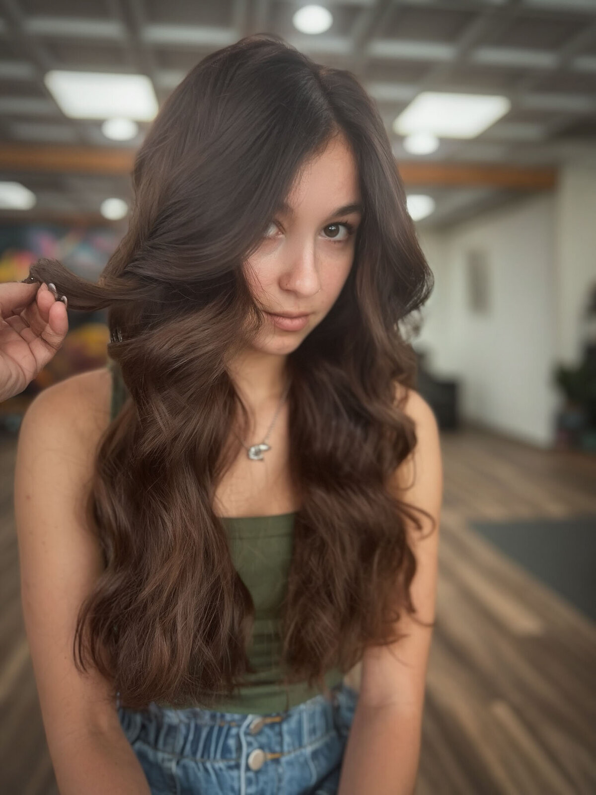 Perch Hair Studio - Lived-in Hair Grey Blending Color Extensions Boulder co Curl specialist in Boulder co - Portfolio 8