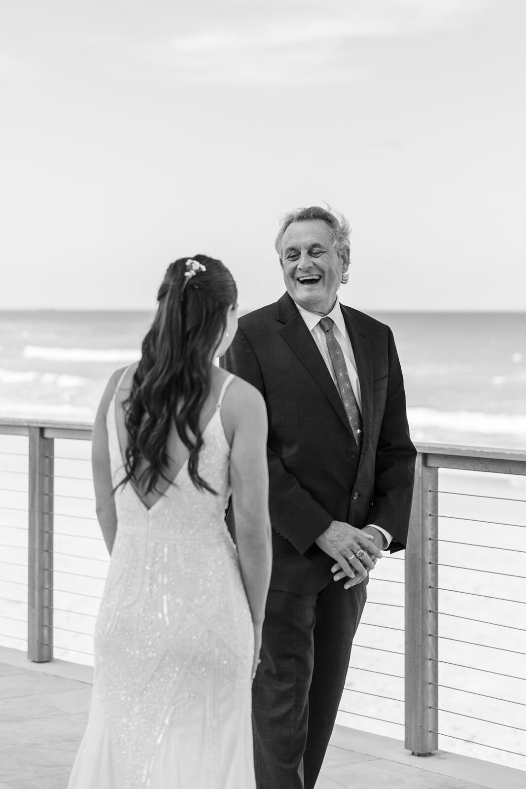 fathers expression to seeing his daughter as a bride for the first time