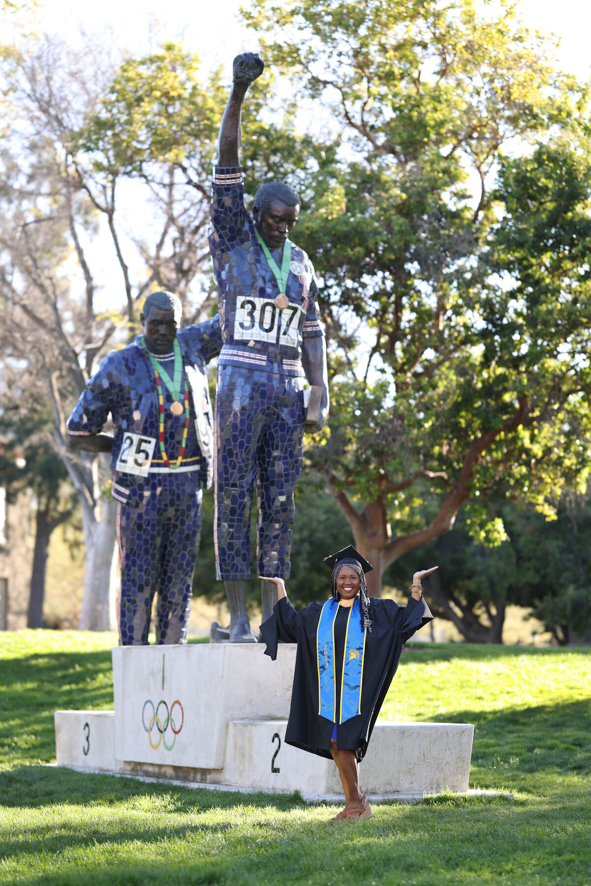 Diplomas, SJSU grad