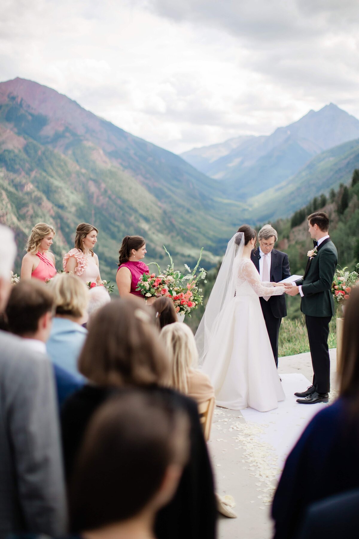 wedding ceremony in Aspen