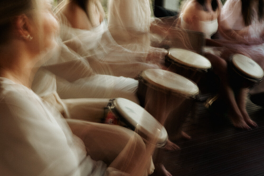 Womens drumming circle