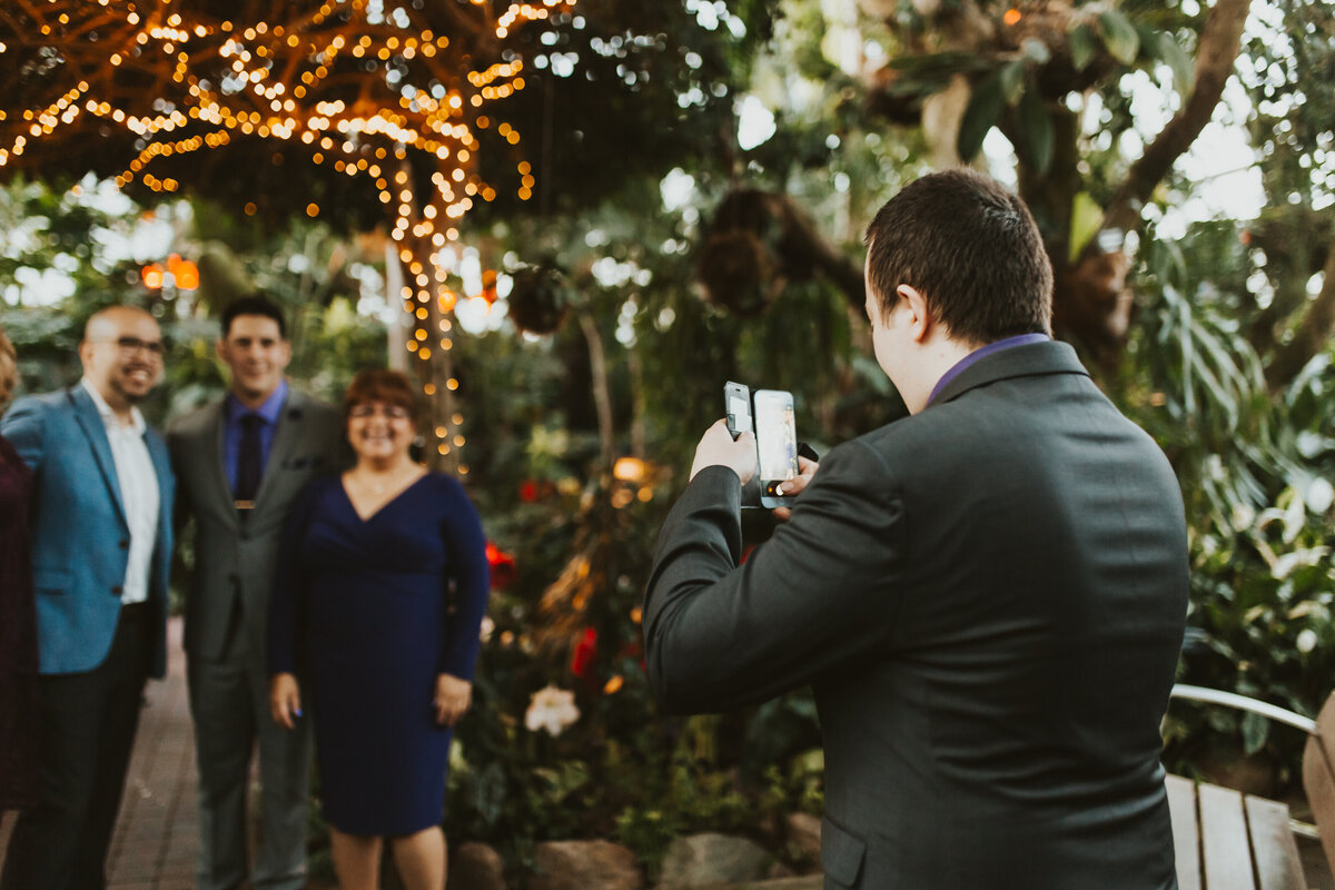 Edmonton wedding at Muttart Conservatory