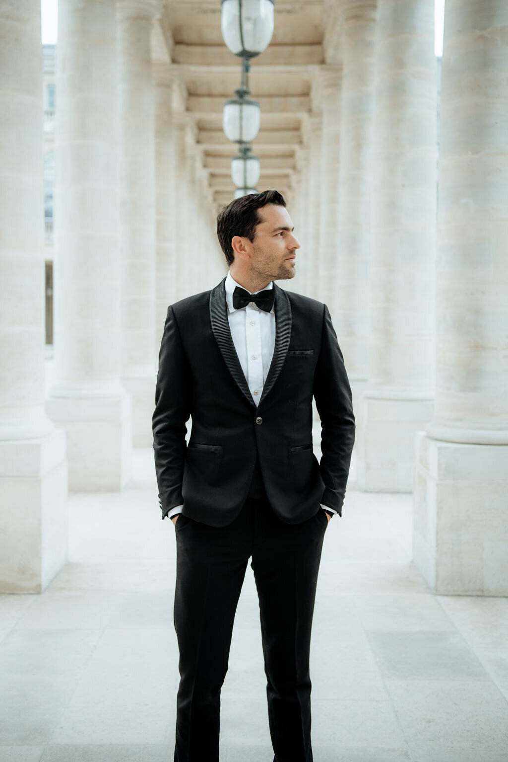 French Groom Paris Wedding