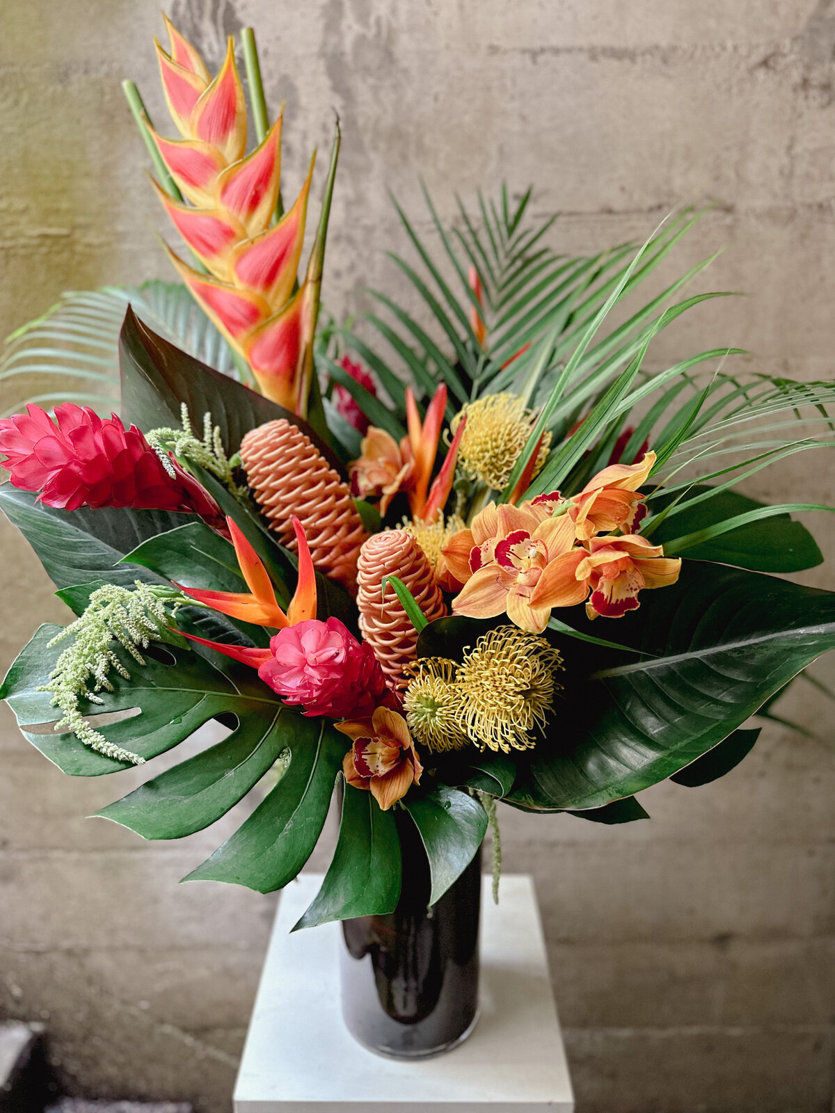 tropical flower arrangement delivery flowers
