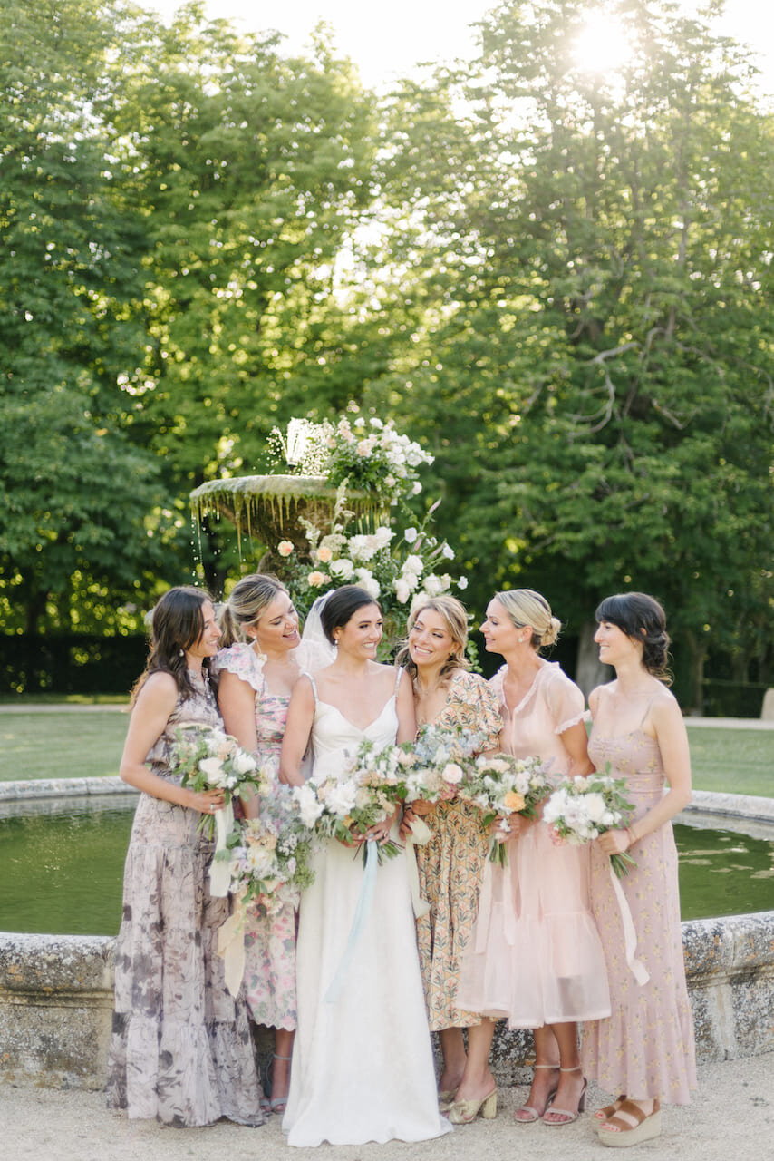 bride-and-bridesmaids-in-french-garden-3