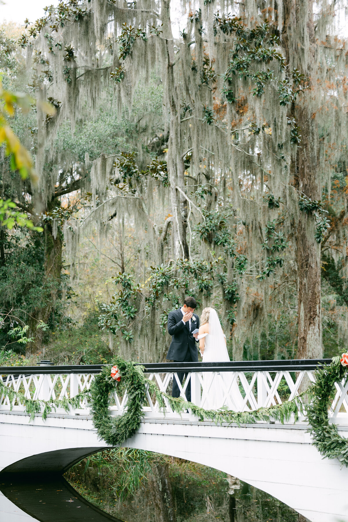 Katherine Horton Photography Sarah & Trey's Wedding Day Bride & Groom First Look 043