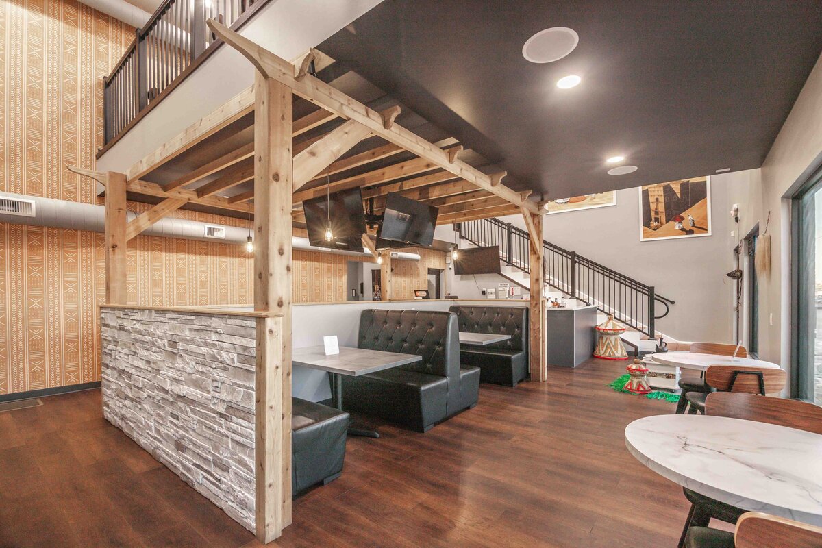 Jebena ethiopian restaurant interior design renovation