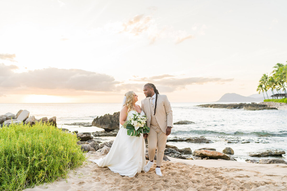 Hawaii wedding photo in Oahu, Hawaii